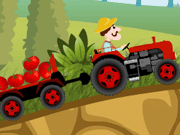 Czerwony traktorek