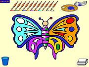 Kolorowanka motyl
